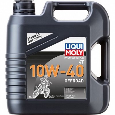 Liqui Moly 4T Motorbike 10w40 Off Road Synthetic Technology Oil (4 Litres)