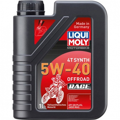 Liqui Moly 4T Motorbike Race 5w40 Off Road Fully Synthetic Oil (1 Litre)
