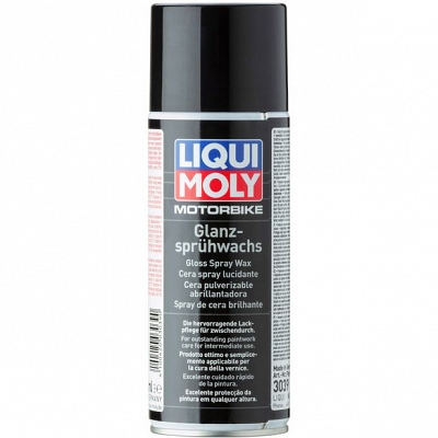 Liqui Moly Motorbike Gloss Spray Wax Removes Slight Road Dirt & Greasy Soiling (400ml)