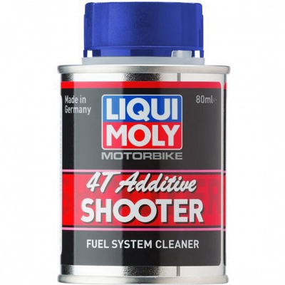 Liqui Moly 4T Engine Performance Boost Shooter Remove Deposits from Fuel System, Valves, Spark Plugs, Combustion Chamber (80ml)