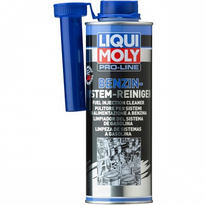 Liqui Moly Pro-Line Fuel System Clean Removes Deposits from Injectors, Intake Valves, Spark Plugs & Combustion Chamber (Treats 70L) (500ml)