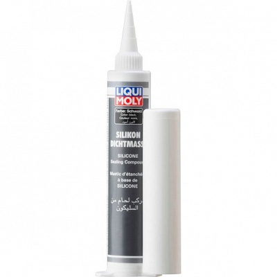 Liqui Moly Silicone Gasket Sealing Compound (Black) (Up to 260°C) (80ml)