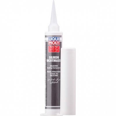 Liqui Moly Silicone Gasket Sealing Compound (Red) (Up to 260°C) (80ml)