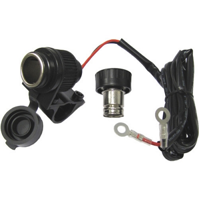 Handlebar Mounted Cigarette Lighter Socket