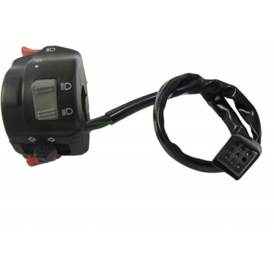 Universal Handlebar Lights, Indicator, Horn & Pass Switch (L/H) - 006566