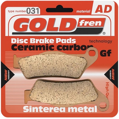 Goldfren AD031 Brake Pads 59013930200 59013030000