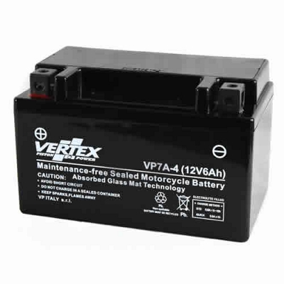 Vertex VP7A-4 AGM Battery YTX7A-BS