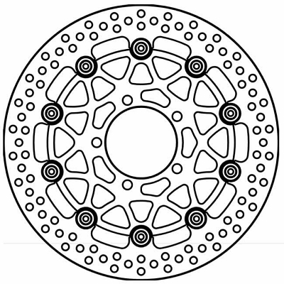 Goldfren 602-003F Front Brake Disc Kawasaki Z800 ZX-6R ZX-10R ZZR1400