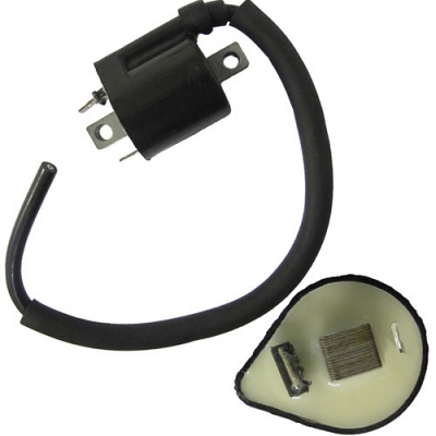 6v/12v Ignition Coil Single Output + 2 Terminals (55mm)