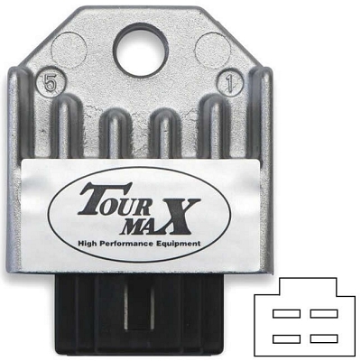 TourMax Regulator Rectifier Honda 31600-GAG-K21 31600-KSS-901