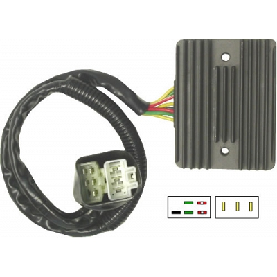 TourMax SH689A-12 Regulator Rectifier Honda 31600-MAT-D51