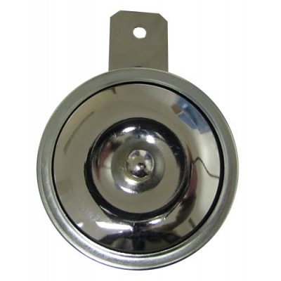 Chrome 12v 85mm Diameter Horn