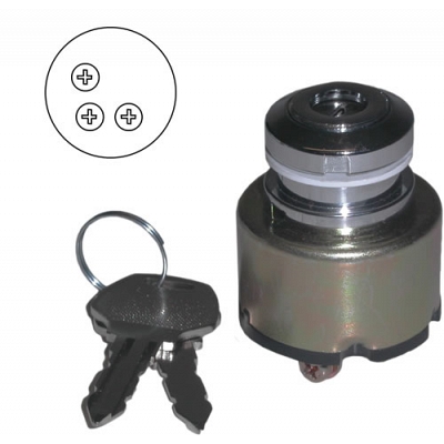 3 Pole Harley Davidson Type Ignition Switch