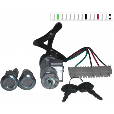 4 Wire Ignition Switch & Lock Set - 006629