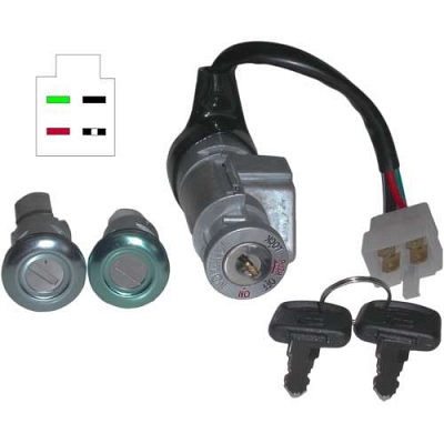 4 Wire Ignition Switch & Lock Set - 006632
