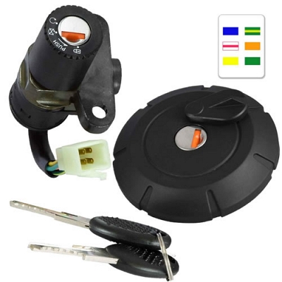 Ignition Switch & Fuel Cap Yamaha 13D-H2021-00 