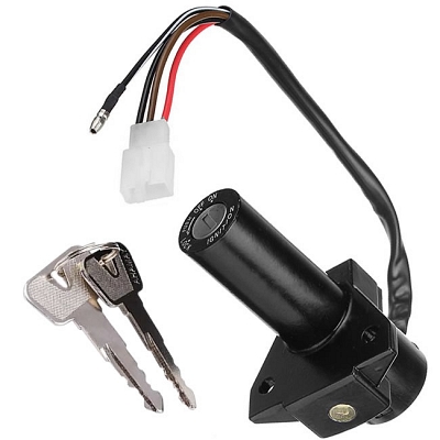 Ignition Switch Yamaha YBR125 3D9-H2501-30 3D9-H2501-11 (Wires 3+1)
