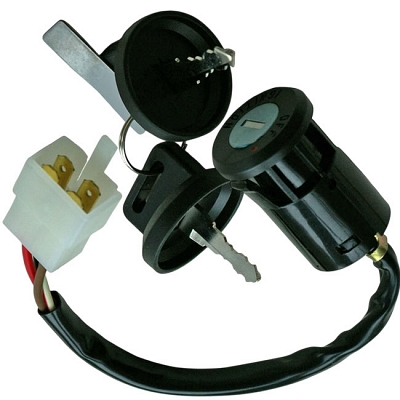 Ignition Switch Aeon Cobra 4 Wires Female Block with Male Spades