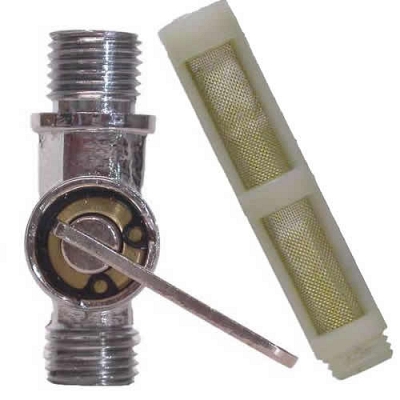 1/2" On-Off Fuel Tap without Reserve Pipe for British Bikes