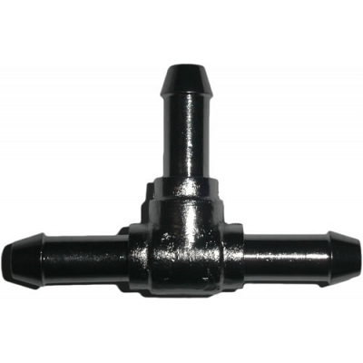 Chrome 6mm Fuel Pipe T-Junction