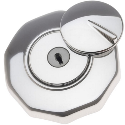 Chrome Locking Fuel Cap 135-24610-00 17620-028-004 127-24650-02