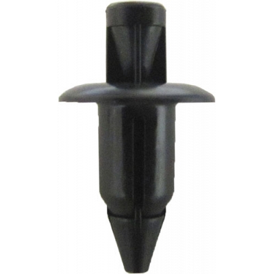 6mm x 12mm x 12mm Black Push Rivet Type Fairing Clips
