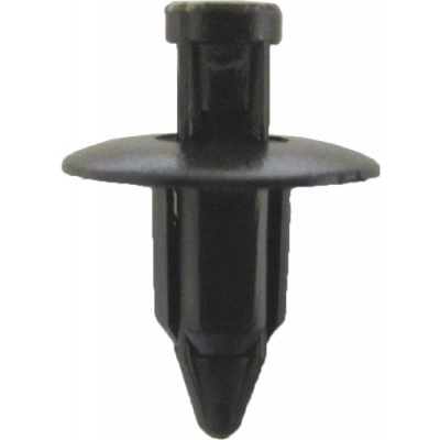 6mm x 15mm x 12mm Black Push Rivet Type Fairing Clips