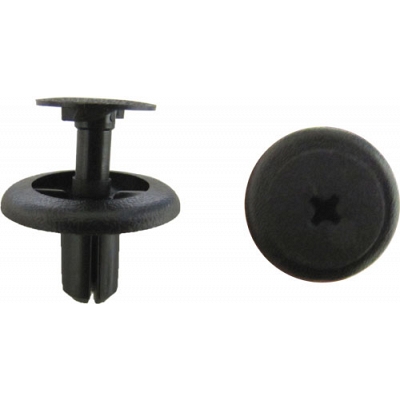 6mm x 20mm x 14mm Grey Push Rivet Type Fairing Clips