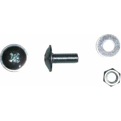 5mm x 13mm x 16.5mm Chrome Fairing Screws