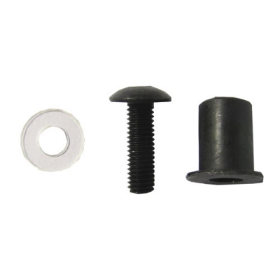 Rubber Fairing Bushes with Black 5mm Screws