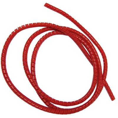 Red 5mm x 7mm Cable Cover