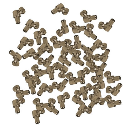 Brass Solderless Brake & Clutch Cable Nipples (50 Pieces)