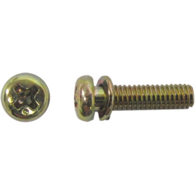 4mm x 15mm x 0.70mm Pan Head Screws with Washers