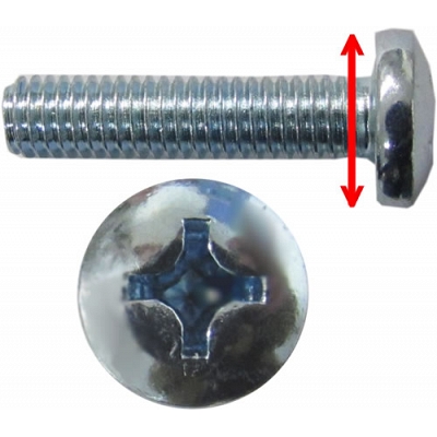 5mm x 16mm x 0.80mm Large Pan Head Screws