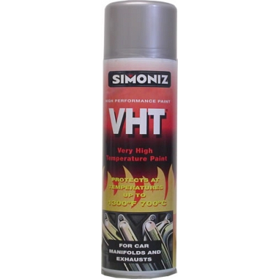 Simoniz VHT Flameproof Spray Paint in Silver 500ml
