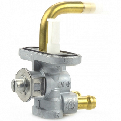 TourMax 34mm On-Off Fuel Tap with 2 x 6mm Rear Outlets