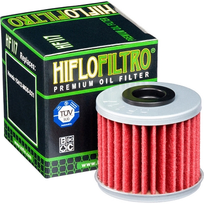 HiFlo HF117 Oil Filter Honda 15412-MGS-D21