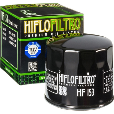 HiFlo HF153 Oil Filter Ducati 09 054 99 60, 444.4.003.4A/5A/8A, 444.4.017.1A