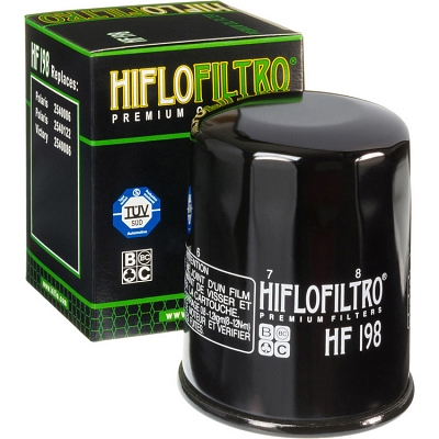 HiFlo HF198 Oil Filter Indian 2540086; Polaris 2540086, 2540122