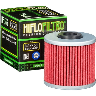 HiFlo HF566 Oil Filter Kawasaki 52010-Y001, Kymco 1541A-LEA7-E00