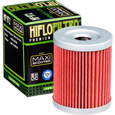 HiFlo HF972 Oil Filter Suzuki 16510-25C00, Yamaha 5RU-13440-00