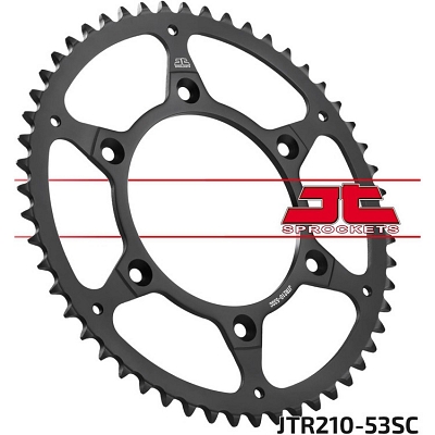 JT Sprockets 53 Tooth Rear Sprocket JTR210.53SC