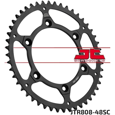 JT Sprockets 48 Tooth Rear Sprocket JTR808.48SC