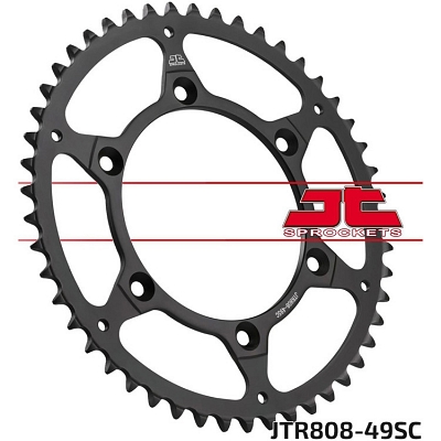 JT Sprockets 49 Tooth Rear Sprocket JTR808.49SC