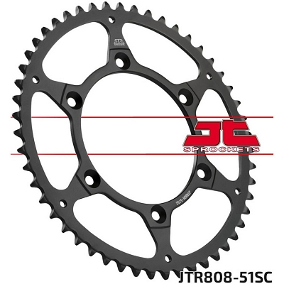 JT Sprockets 51 Tooth Rear Sprocket JTR808.51SC