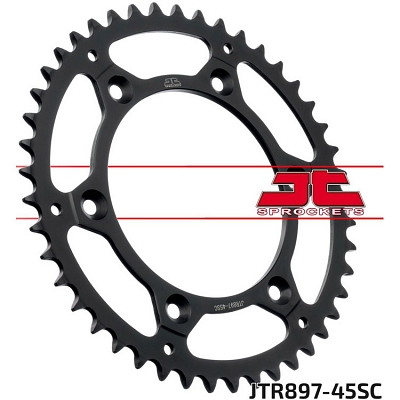 JT Sprockets 45 Tooth Rear Sprocket JTR897.45SC