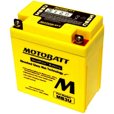Motobatt MB3U AGM Sealed Battery YB3L-A YB3L-B 12N3-3B