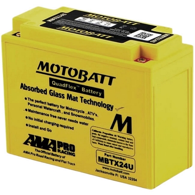 Motobatt MBTX24U Sealed Battery YTX24HL-BS Y50-N18L-A 12N18-3A