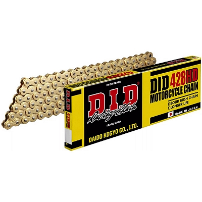 DID 428HD-136L Gold Heavy Duty Drive Chain