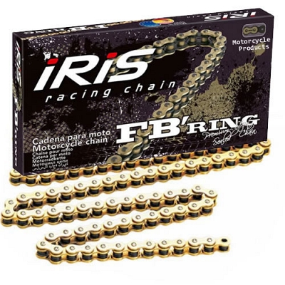 IRIS 530FB-104 Gold X-Ring Drive Chain